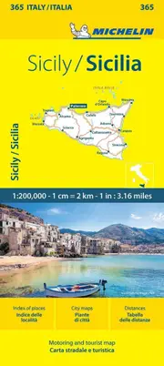 Sicily - Michelin Local Map 365