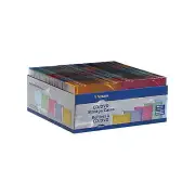 Verbatim 97836 Slim Cases, Cd/dvd, Assorted Colors, 100/pack