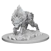 Pathfinder Deep Cuts Unpainted Miniatures Dire Wolf
