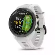 Garmin Approach® S70 GPS Watch - 42 mm Black Ceramic Bezel + White Silicone Band