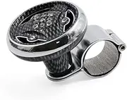 XYWHPGV Rhinestone Decor Carbon Fiber Pattern Steering Wheel Spinner Knob Power Handle for Auto Car(38186 c603b 2cec4 4267c 21989 2bc39