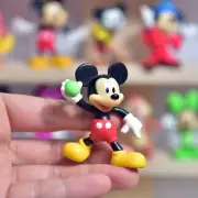 Mickey Mouse Throw Ball Anime Figure Model Toys Cake Desktop Decoration Dolls