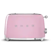 Smeg Retro Style 2 Slice Toaster - Pink