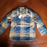 NWT | J. Crew Crewcuts | 100% Cotton Boys' flannel sherpa-lined shirt-jacket