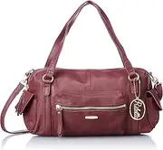 [Rellette] Goat Leather Side Pocket Horizontal Boston Bag S51-312