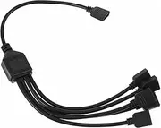 IWOWHERO RGB Splitter Extension Wire 12V One to Five ARGB LED Strip Connector for Computer Motherboard Accessory Reliable LED Power Extension Cable