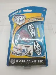 Pocket Pros Ripstik Caster Board G Black Silver Rare Finger Toys