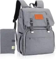 Keababies Diaper Bag Backpack, Waterproof Multi Function Baby Travel Bags (Class