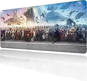 XXL Large Gaming Mouse Pad The Chosen One Custom Desk Pad,Mousepad with Anti-Slip Rubber Base,Stitched Frame Mouse Mat,Portable Desk Mat for Computer Keyboard Mice Laptop & PC,31.5X15.7 Inch