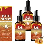 Advanced Bee Venom Serum, Anti-Aging Facial Serum, Natural and Gentle Formulated, Lifting & Recovery Deep Moisturizing Oil for All Skin Types, Face Oil to Help Refine Fine Lines & Wrinkles (3pcs)
