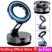Foldable Vacuum Magnetic Suction 360° Rotating Windshield Dash Car Phone Holder
