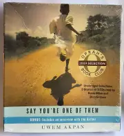 Uwem Akpan SAY YOU'RE ONE OF THEM (Oprah's Book Club) Unabridged CD *NEW*