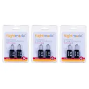 6x Flightmode 10mm Combination Padlock/Suitcase Travel Luggage Security Lock