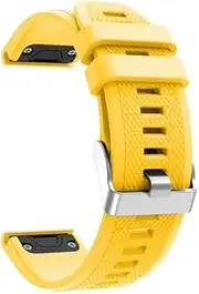 [MGTCAR] Soft Silicone Watchband Wrist strap For Garmin Fenix 7x 7 7s 6X 6 6S 5X 5 5S Plus 3HR 20 22 26mm Quick Release Replacement Band