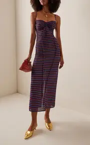 [GEORGIA HARDINGE] Exclusive The Prism Striped Midi Dress