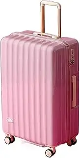 [Habrur] Checked Luggage Carry On Luggage Women Luggage with Spinner Wheels,Lightweight Rolling Cabin Suitcase for Airplanes Luggage Suitcase (Color : D, Size : 20in)