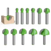 8mm Shank Ball Round Nose Cove Core Box Router Bit Cutter Wood Cutting Tool