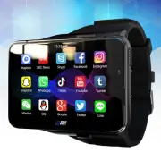 2.88" Larger Screen 4G Smart Watch Android 9.0 Dual Camera WIFI GPS 4+64GB