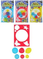 Mini Spirograph Spiral Sketch Pad