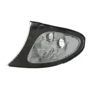 Front Indicator Light Lamp BMW E46 4 Door 2001-2005 Clear & Black Passenger Side
