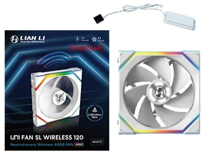 Lian Li UNI FAN SL Wireless 120 Reverse Blade Computer case 12 cm White 1 pc(s)