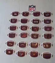 LOT OF 24 ASSORTED NFL FOOTBALL STICKERS #3