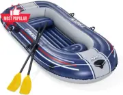 Hydro Force Treck X2 Inflatable Raft Boat Set 2-Person Durable Watercraft