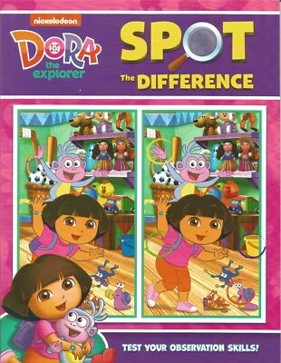 Nickelodeon Spot the Difference Dora the Explorer Picture Puzzle Book