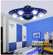 Spaceship LED Chandelier Pendant UFO Lamp Child Kid's Bedroom Home Decor Lamp