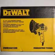 SEALED Dewalt 5" Variable Speed CORDED Disc Sander w/ Dust Shroud DWE6401DS