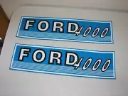 HOOD DECAL FITS FORD 4000 MYLAR / TO 1964 WITH NAA STYLE SHEET METAL #23-5198