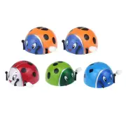 5 Pcs Clockwork Spinning Ladybug Toy Wind up Toys Ladybird Child