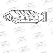 Redback Cat Conv Bolt On to suit Honda CRV 4WD 2.0L B20B 09/97 - 12/01 - C4473