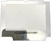 Replacement Glass Screen Lens Cover Protector Glass Mirror for Gameboy Advance SP GBA SP Silver