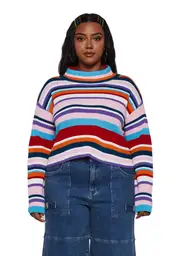 [dELiA*s by Dolls Kill] Plus Cool Breeze Turtleneck Sweater