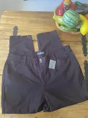 New NWT Modcloth Flat Front Black Chino Pants Plus Size 24