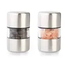 Salt Pepper Grinder Stainless Steel Portable Mini Mill Grinder For Herb Pepper