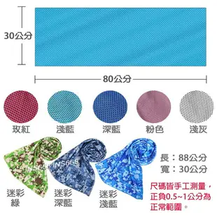 冷感毛巾 一甩即涼 運動涼感毛巾 降溫冰毛巾 涼感巾 夏季冰巾 涼感降溫 可當毛巾領巾圍巾清涼一夏 INS668