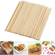 Bamboo Skewers, 8 Inch Bamboo Sticks 100pcs BBQ Kabob Skewers, Grill, Appetiz...
