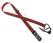 Legacystraps 1" Mandolin Strap Ukulele Strap *CLOSEOUT* Red Basket weave