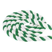 1 Inch x 10 Feet Natural Twisted Cotton Rope 3 Strand Tug of War Rope with Se...