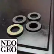 Neo Geo AES replacement rubber feet w/ screw hole