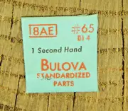 Genuine Bulova 8AE BI 4 Second Hand Watch Part 65 NEW OLD STOCK
