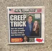 NEW YORK POST - SATURDAY APRIL 19, 2025 (ANDREW CUOMO - CREEP TRIP - SEX-HARASS)