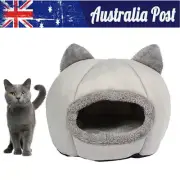 Large Pet Dog Cat Cave Bed Wool Cozy Igloo Bed Warm House Nest Kennel Comfy Dog