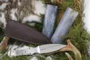LOT OF 5PCS BOOT KNIFE BLANK BLADES STAINLESS STEEL FULL TANG