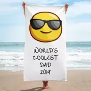 World's Coolest Dad 2019 Beach Towel