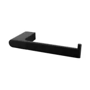 ACA Bathroom Square Black Toilet Paper Holder Wall Mounted Toilet Holder Accessories