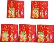 COHEALI 5sets Cartoon Envelope Pack Chinese Year Envelopes 2024 Creative Packet Red Packet Chinese 6pcs*5