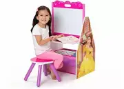 Childrens Art Easel With Stool Tangled Rapunzel Princess Learning Writing Color